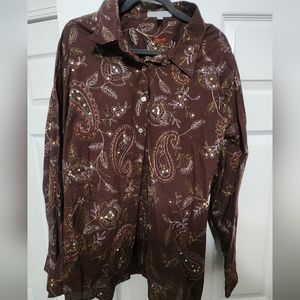 Cotton casual button down